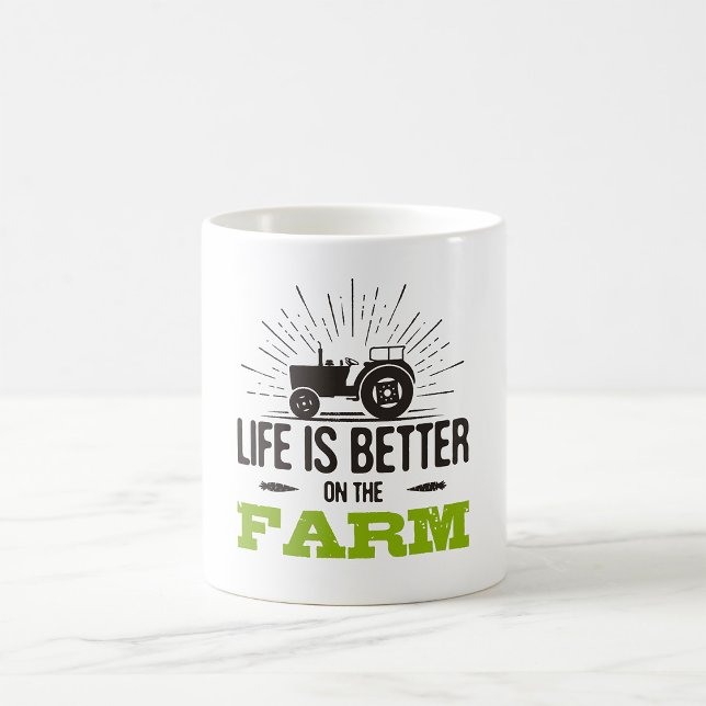Mug La Vie Est Meilleure À La Ferme (Créateur téléchargé)