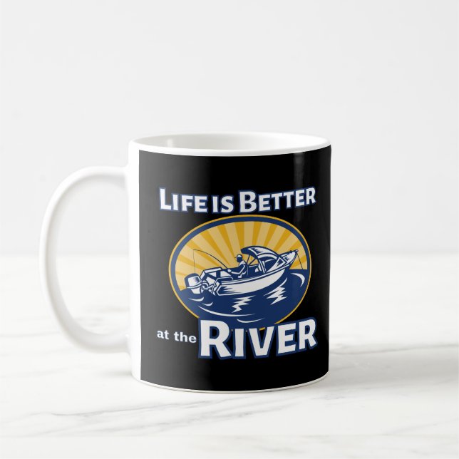 Mug La vie est meilleure à la rivière (Gauche)