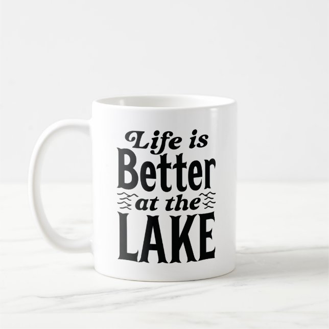Mug La vie est meilleure au lac (Gauche)
