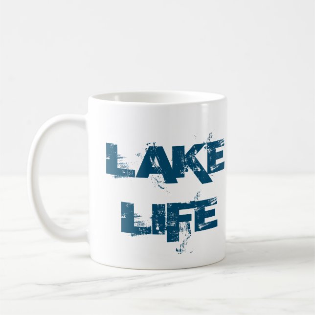 Mug La vie est meilleure au lac-Lake Life (Gauche)