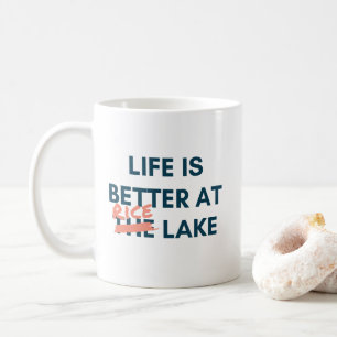 Mug La vie est meilleure au lac Rice