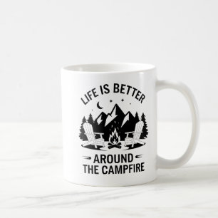Mug "La vie est meilleure autour du feu de camp