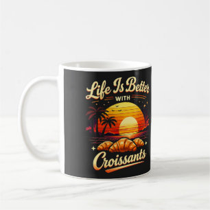 Mug La vie est meilleure avec des croissants