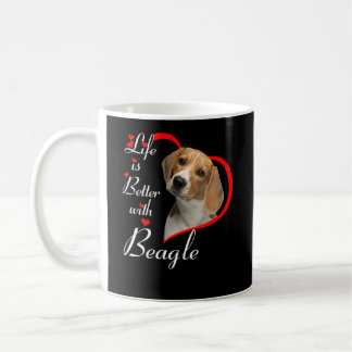 Mug La vie est meilleure avec le Beagle
