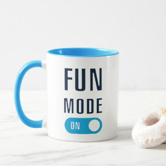 Mug La vie est meilleure avec le café et le mode amusa