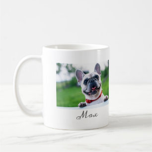 Mug La vie est meilleure avec le chien avec votre phot