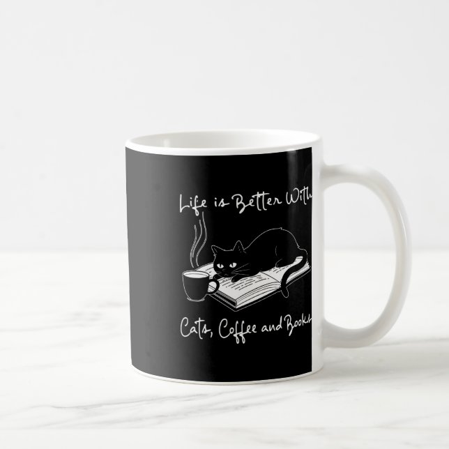 Mug La Vie Est Meilleure Avec Les Chats (Droite)