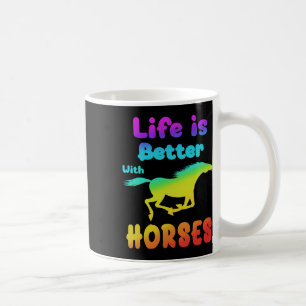 Mug La Vie Est Meilleure Avec Les Chevaux Horseback Éq