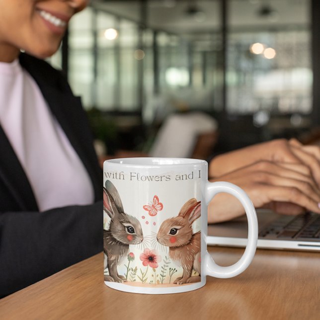 Mug La vie est meilleure avec les lapins lapins (Créateur téléchargé)