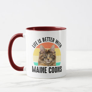 Mug La Vie Est Meilleure Avec Les Maine Coons