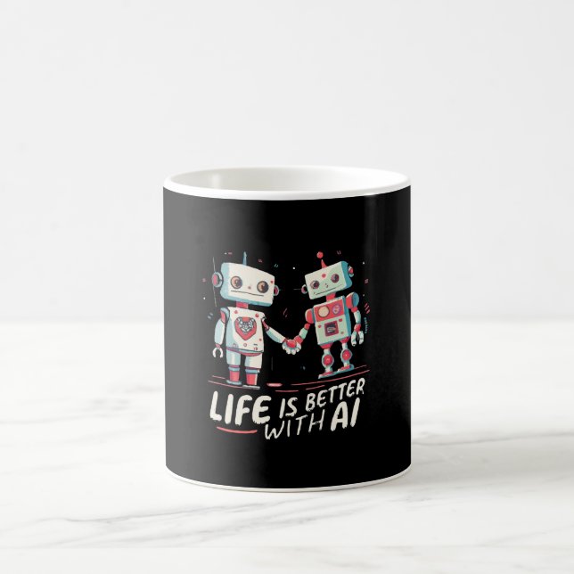 Mug La vie est meilleure avec l'IA (Centre)