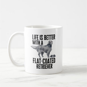 Mug La Vie Est Meilleure Avec Mon Chien Retriever À Pl
