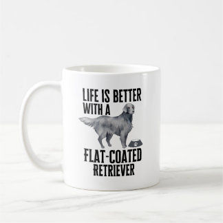 Mug La Vie Est Meilleure Avec Mon Chien Retriever À Pl