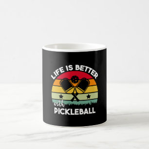 Mug La vie est meilleure avec Pickleball