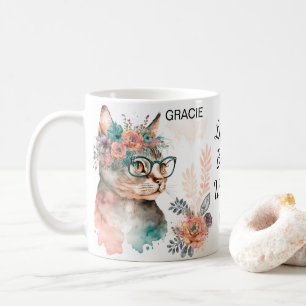 Mug La Vie Est Meilleure Avec Un Chat Personnalisé Ama