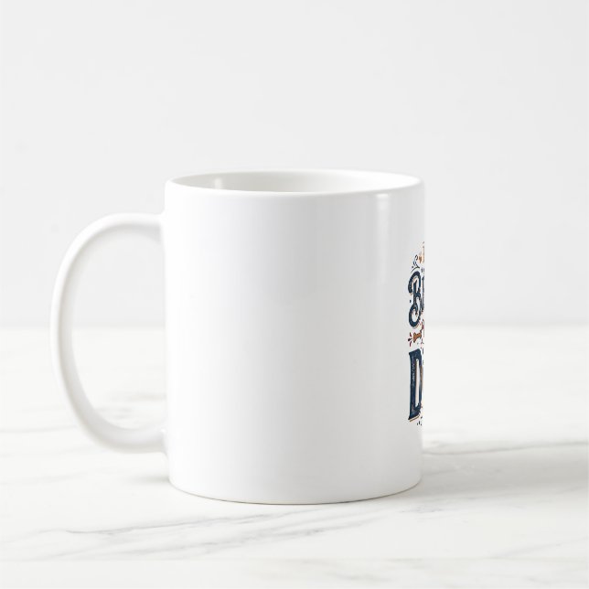Mug La vie est meilleure avec un chien design de gravu (Gauche)