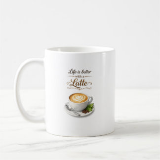 Mug La vie est meilleure avec un design de citation de
