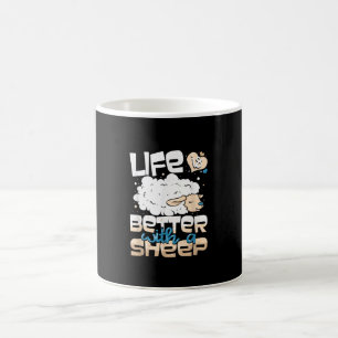 Mug La Vie Est Meilleure Avec Un Mouton   Don de l'él