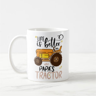 MUG LA VIE EST MEILLEURE POUR LES JEUNES TRACTEURS DE