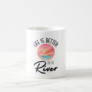 Mug La vie est meilleure sur la rivière