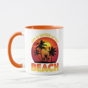 Mug La Vie Est Mieux À La Plage