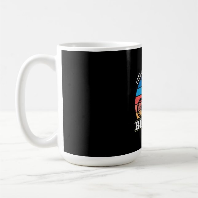 Mug La Vie Est Mieux À Vélo (Gauche)