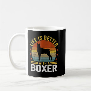 Mug La Vie Est Mieux Avec Un Boxer Maman Boxer Papa Re