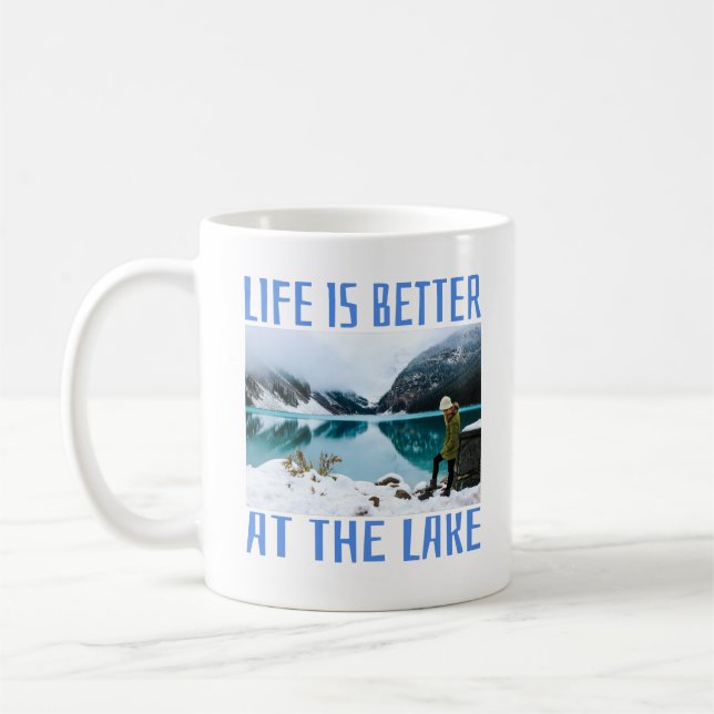 Mug La vie est plus belle au bord du lac (Gauche)
