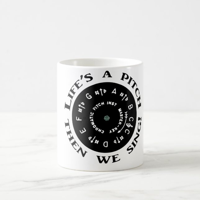 Mug La vie est un lancement (Centre)