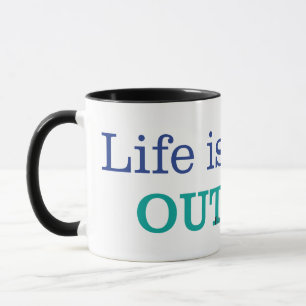 Mug La vie est un meilleur extérieur