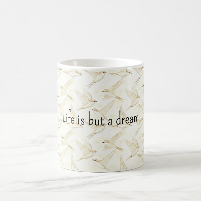 Mug La vie est un rêve d'oiseaux (Centre)