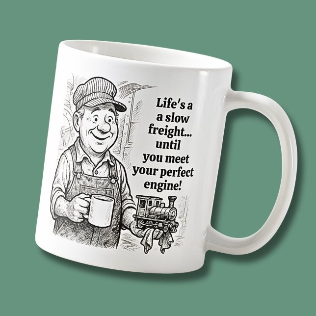 Mug La vie est un transport lent - La sagesse du condu (Créateur téléchargé)