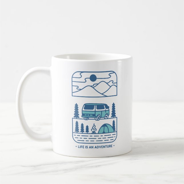Mug La vie est une aventure 2 (Gauche)