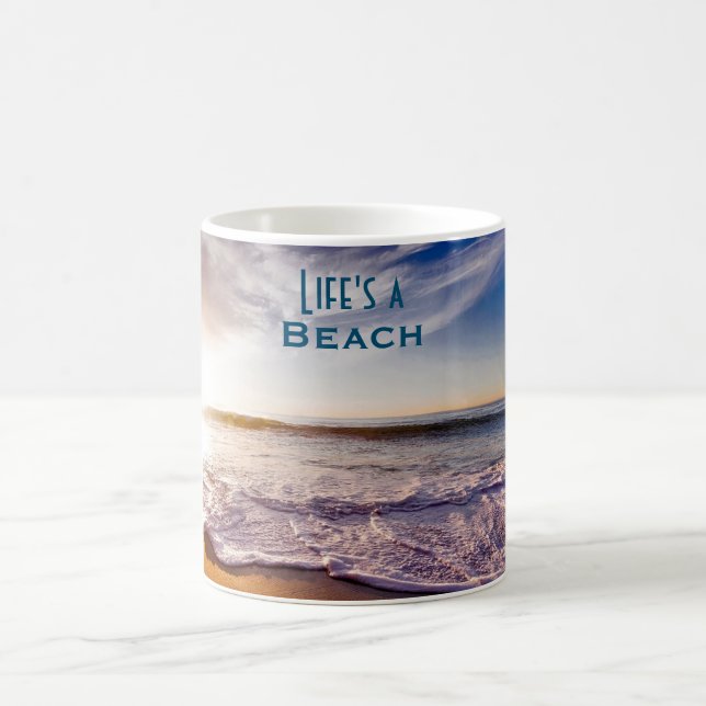 Mug La vie est une plage Océan tropical (Centre)