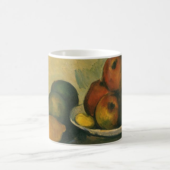 Mug La vie morte avec les pommes par Paul Cezanne (Centre)