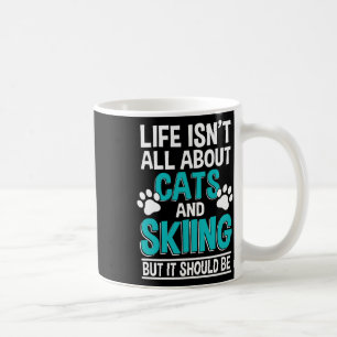 Mug La vie n'est pas qu'une histoire de chats et de sk