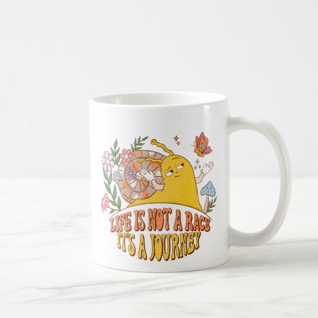 Mug La vie n'est pas une course, c'est un voyage (Droite)