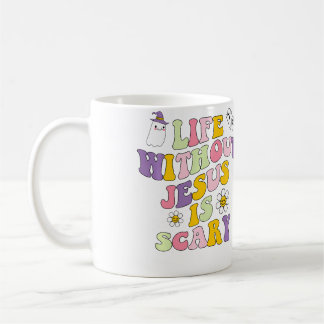 Mug La vie sans Jésus est effrayante Christian Hallowe