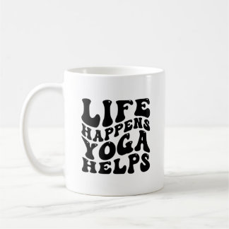Mug La vie se passe Yoga aide un enseignant amusant de