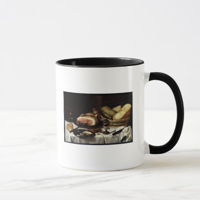 Mug La vie toujours avec du jambon (Droite)