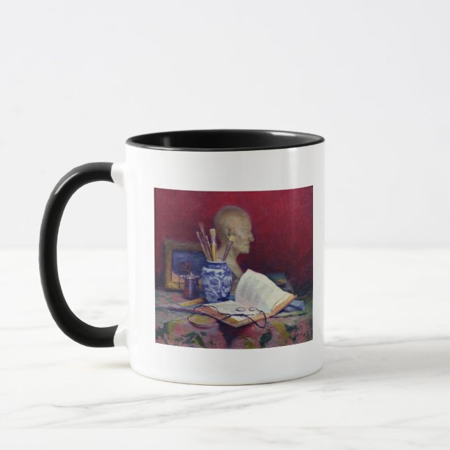 Mug La vie toujours avec la tête de Voltaire (Gauche)