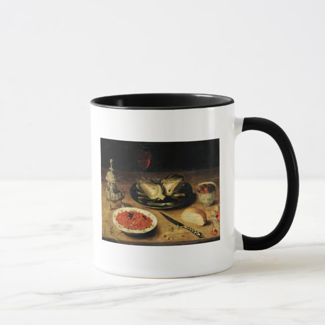Mug La vie toujours avec un artichaut (Droite)