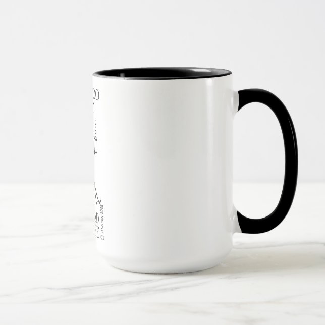 Mug La vie trop courte pour le café gâté ! (Droite)