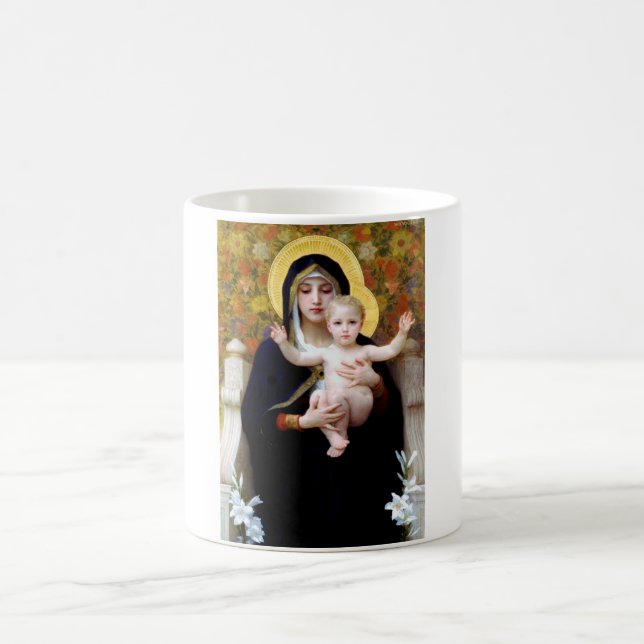 Mug La Vierge de la Lily, Bouguereau (Centre)
