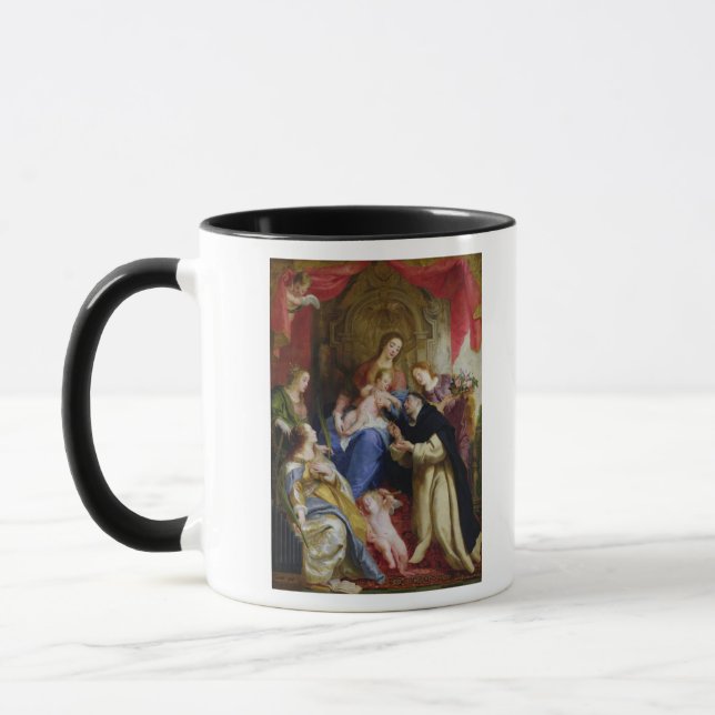Mug La Vierge offrant le chapelet (Gauche)