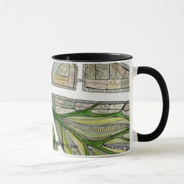 Mug La ville brique-parfumée (Droite)