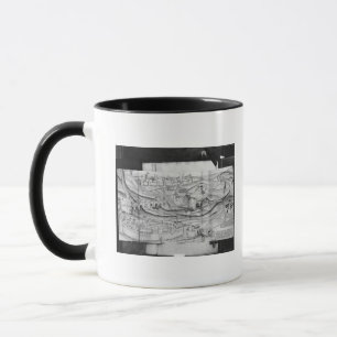 Mug La ville et le village de Carcassonne, 1462
