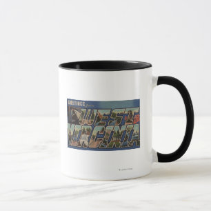 Mug La Virginie Occidentale (mineur de charbon) -