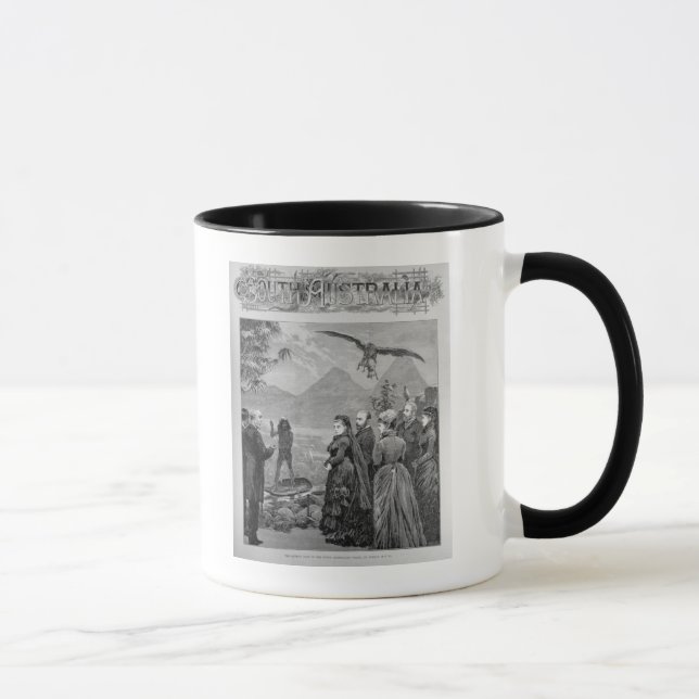Mug La visite de la Reine à la cour australienne du (Droite)