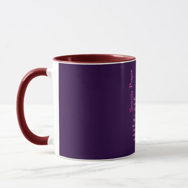 Mug La Voie de prière de sérénité (Gauche)